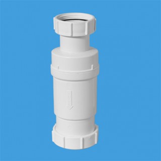 Сифон (1 1/2*50 мм компрессионный) "сухой" самозакрывоющ.